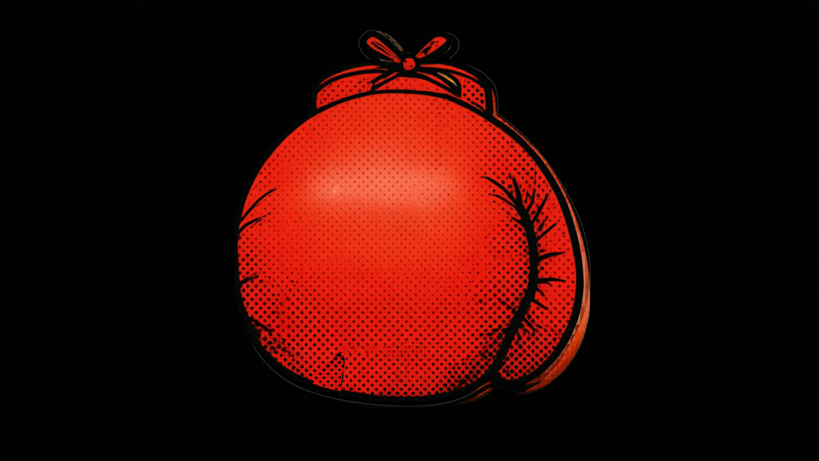 Boxing glove approaching